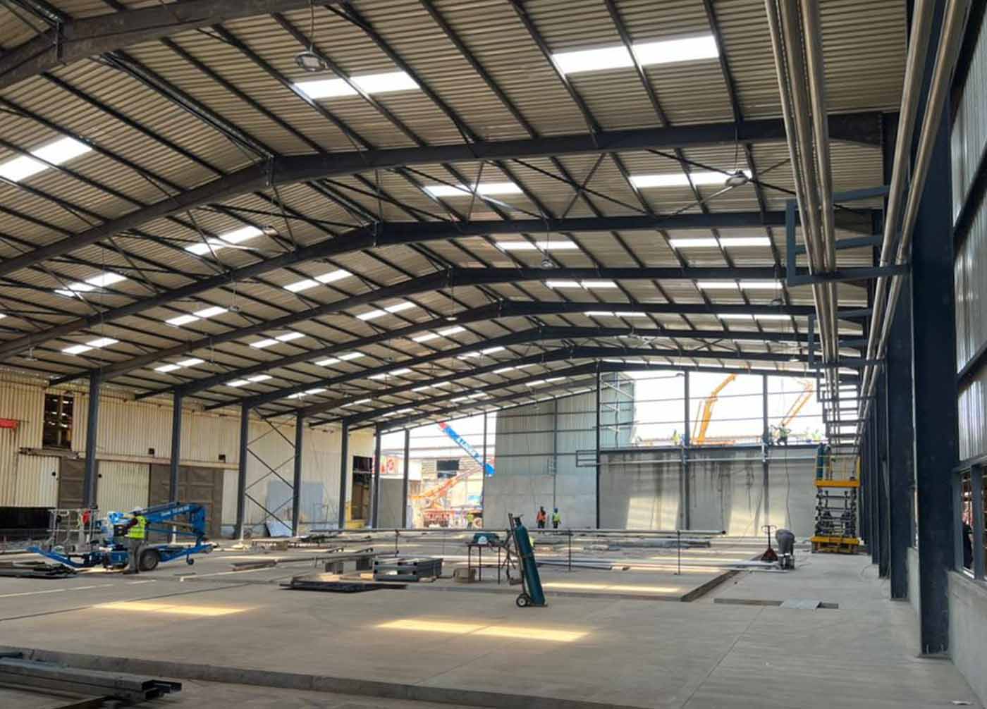 Construction de l'entrepôt Brasimba